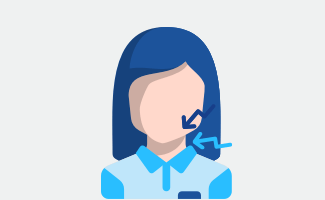 Patientin mit Beschwerden im Mund- und Halsbereich 