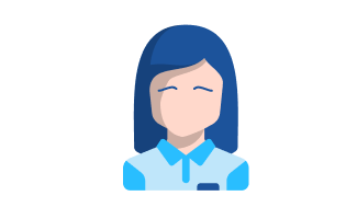 Patientin mit Sehstörung