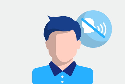 Patientin mit Schwierigkeiten beim Sprechen und Kauen