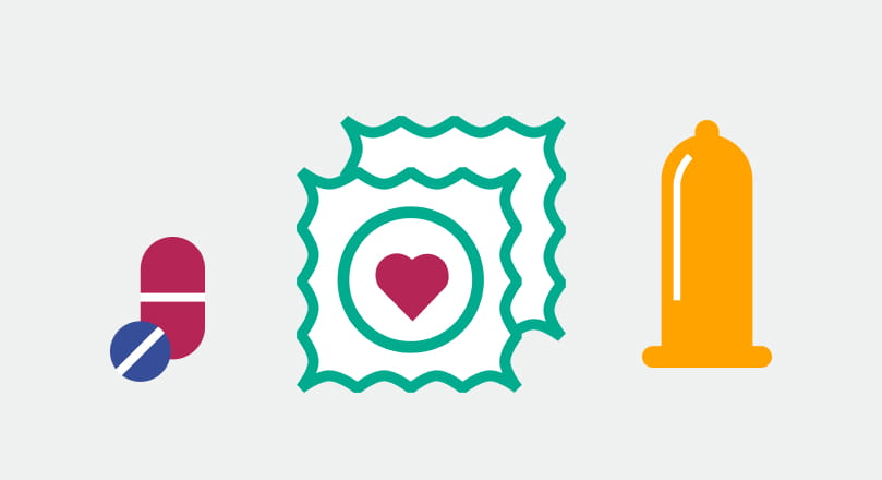 Verhütungsmittel - symbolisch für Sexualität und Verhütung